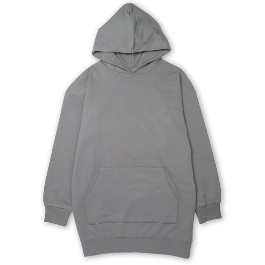 Women's Long Loose Fit Fleece Hoodie Dress