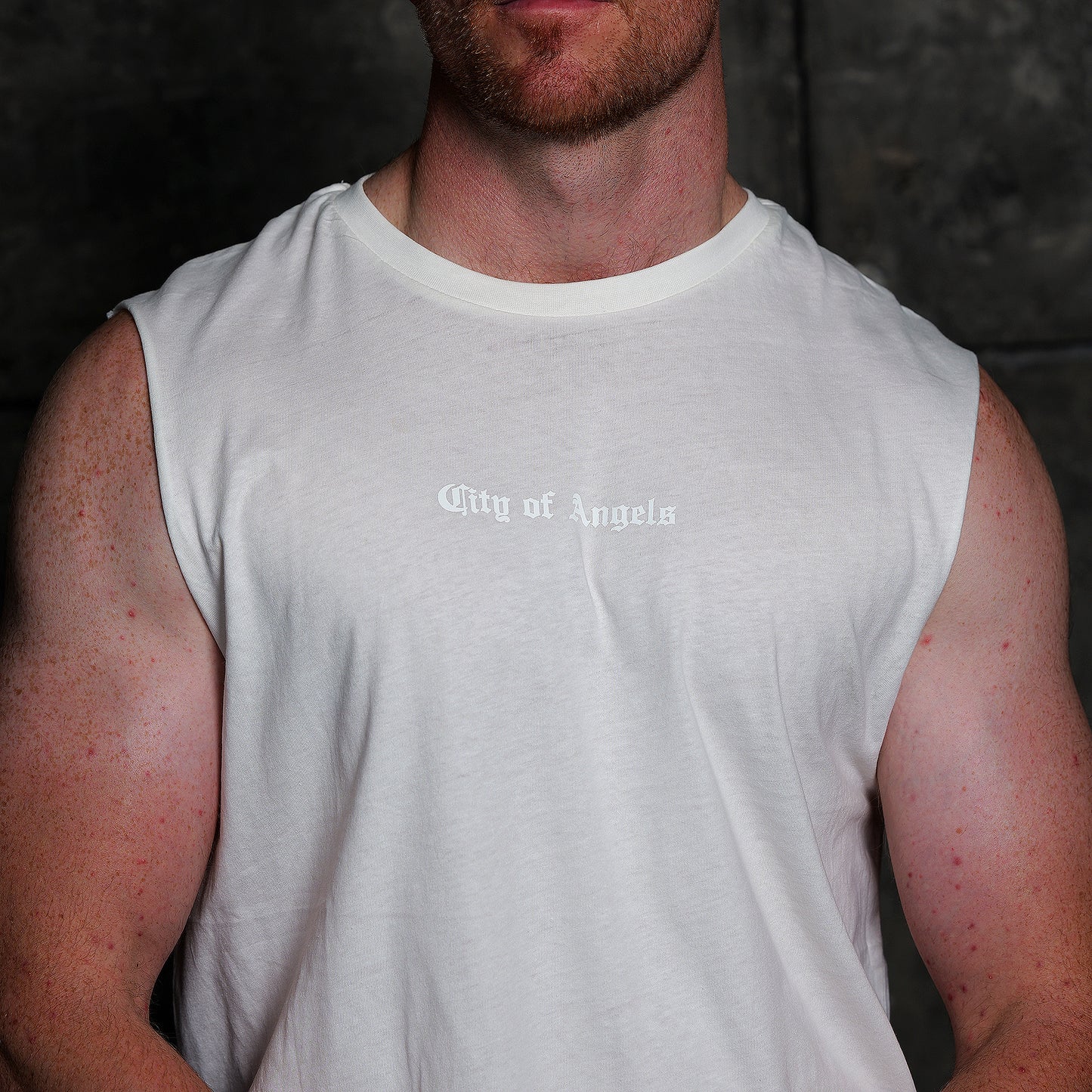 Men's 100 % Cotton Sleeveless Muscle shirt (Final Sale)
