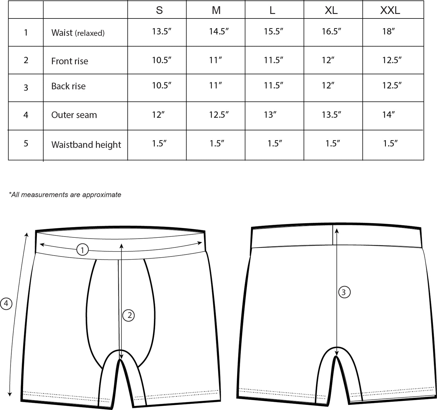 Men's Cotton Boxer Briefs (Two pack)