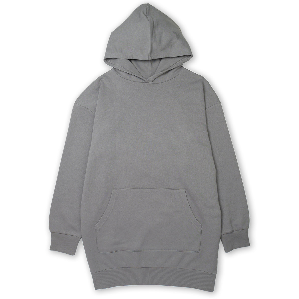 Women's Long Loose Fit  Fleece Hoodie Dress